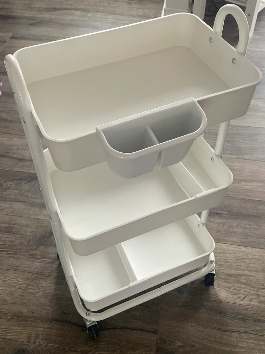 🥕White 3-Tier Rolling Cart Organizer🥕