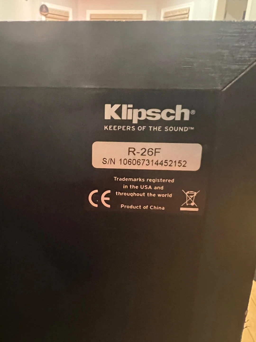 Klipsch R-26F Floorstanding Speakers (Pair) - photo 2