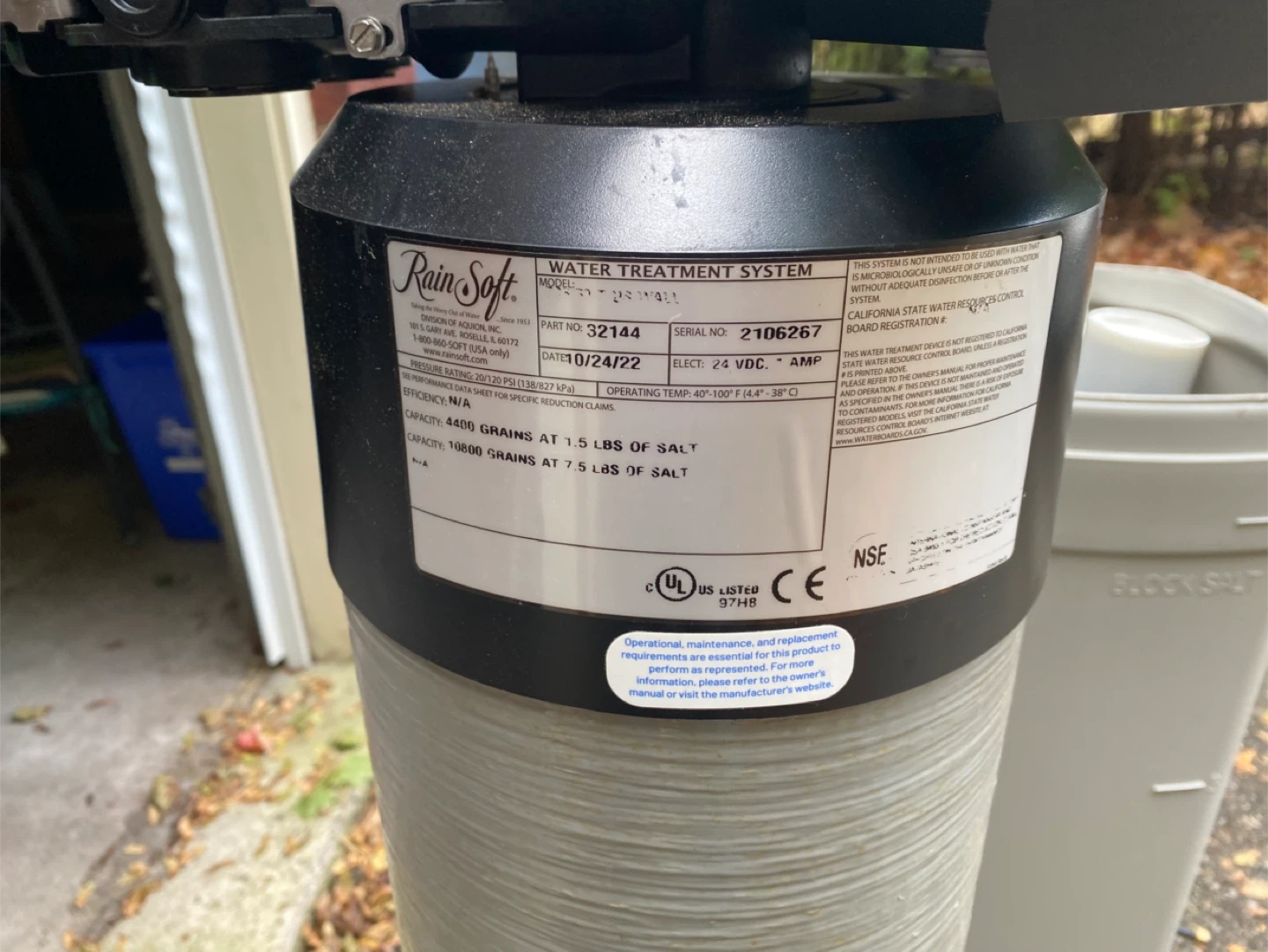 RainSoft EC5 Water Treatment System - photo 5