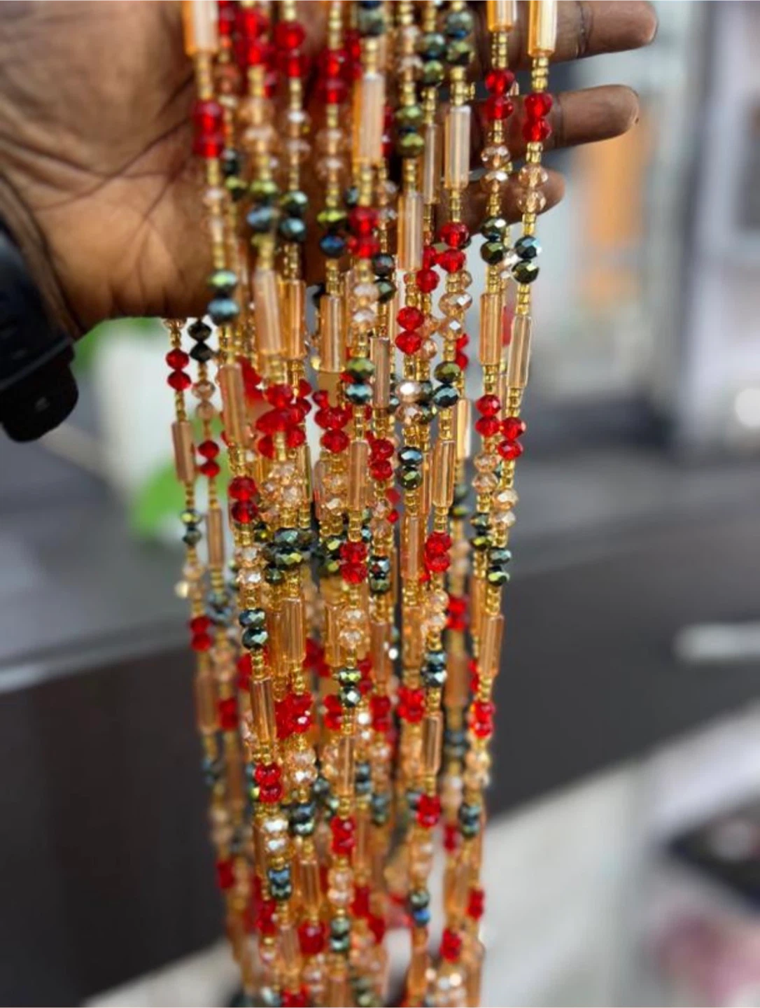 Beaded Waist Chains - Set of 2
