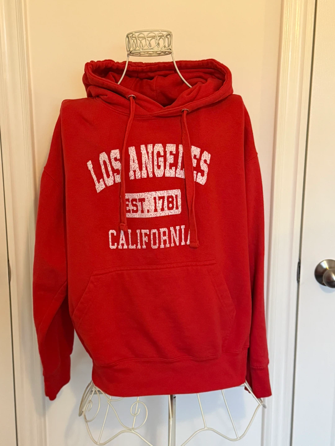 Republic Blues Red "Los Angeles California" Hoodie - Size L - photo 2