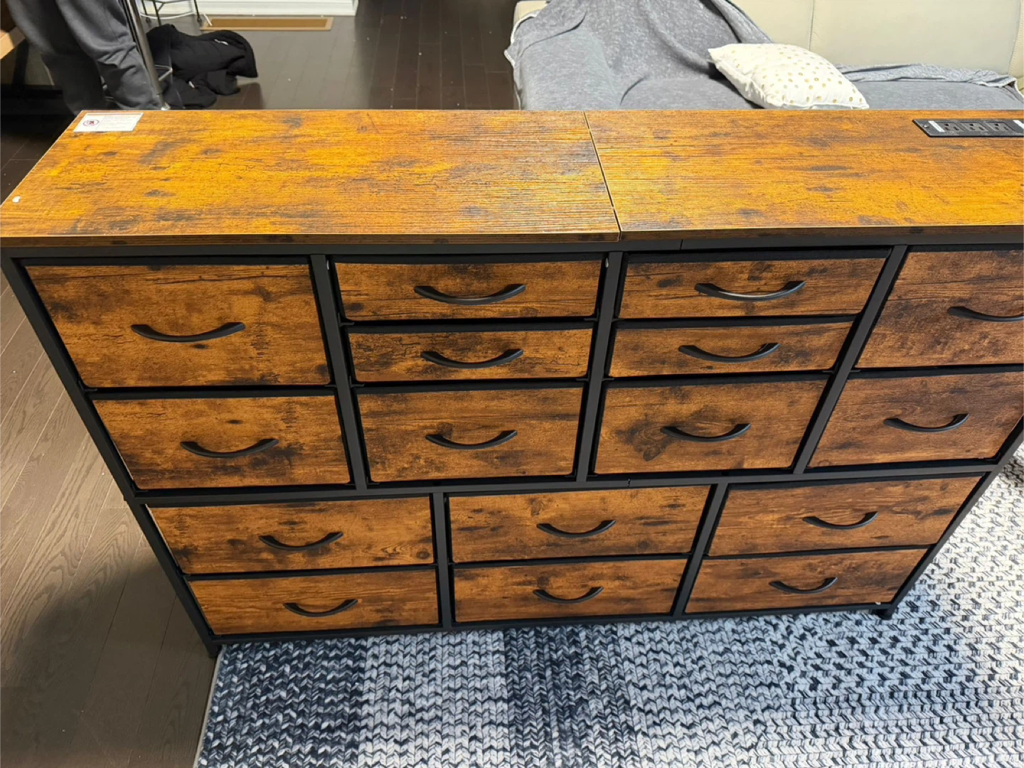 Chest of Drawers with Built-in Outlet - photo 4