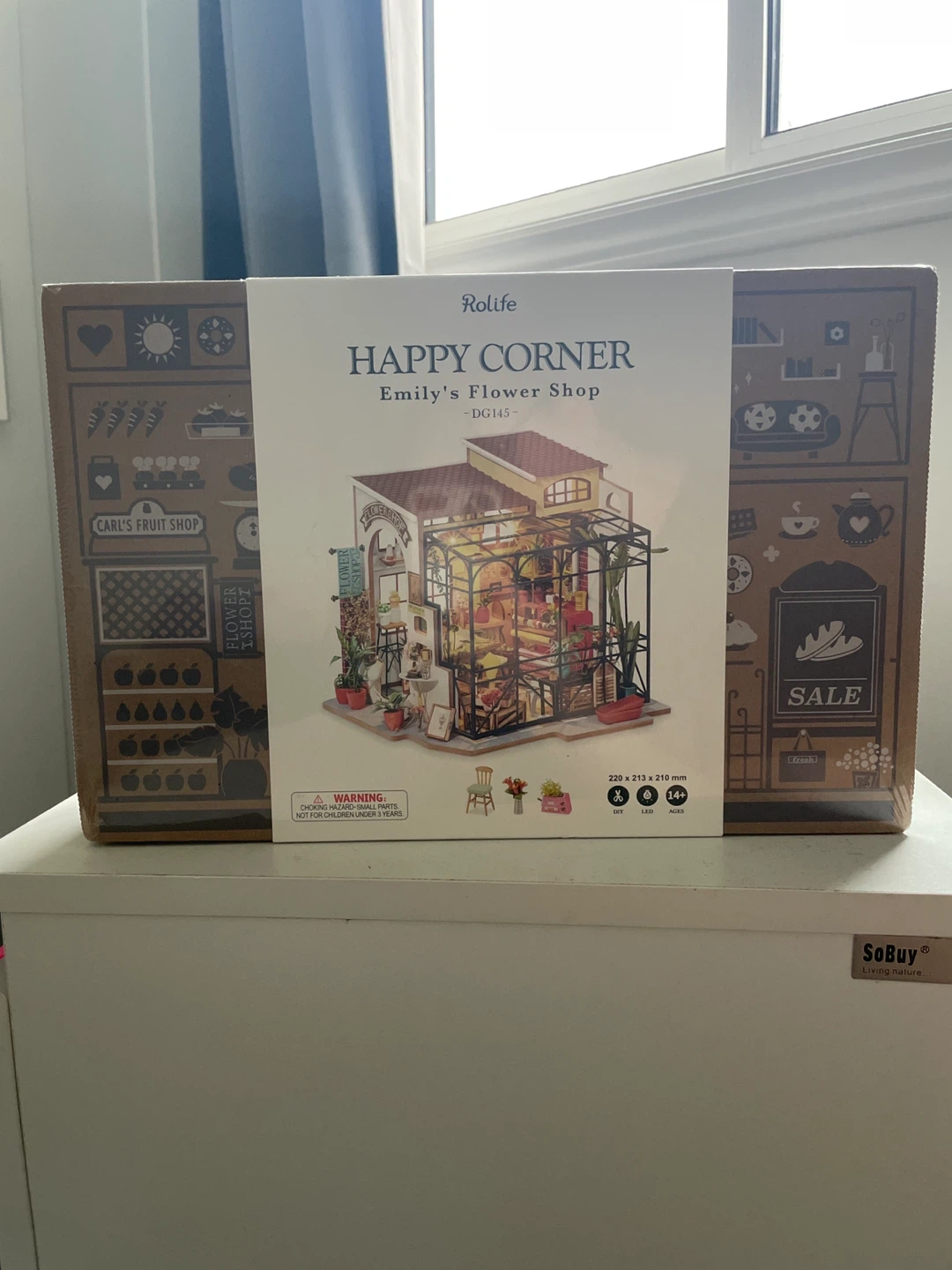 Unopened Flower Shop DIY Miniature Kit