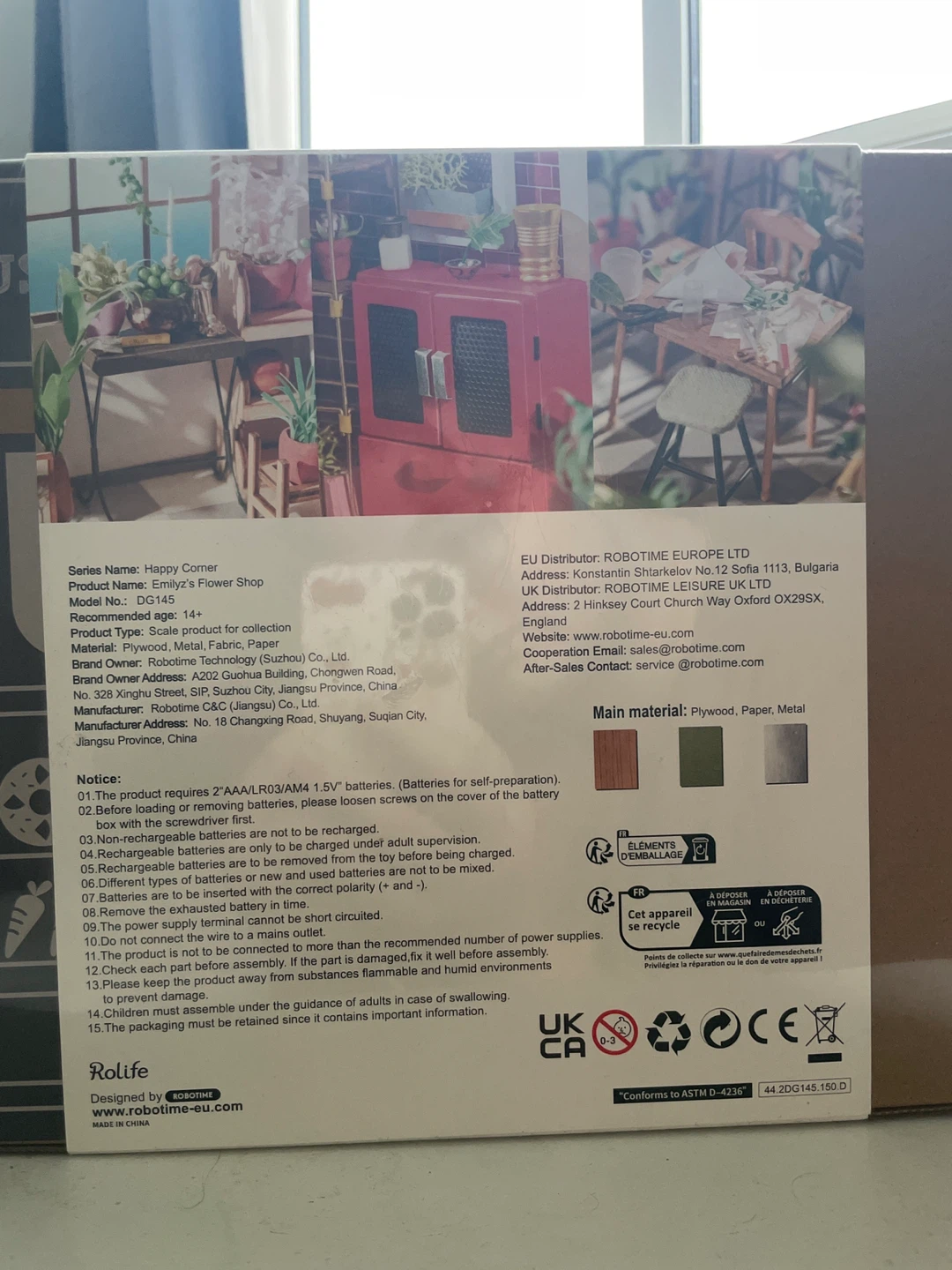 Unopened Flower Shop DIY Miniature Kit - photo 2