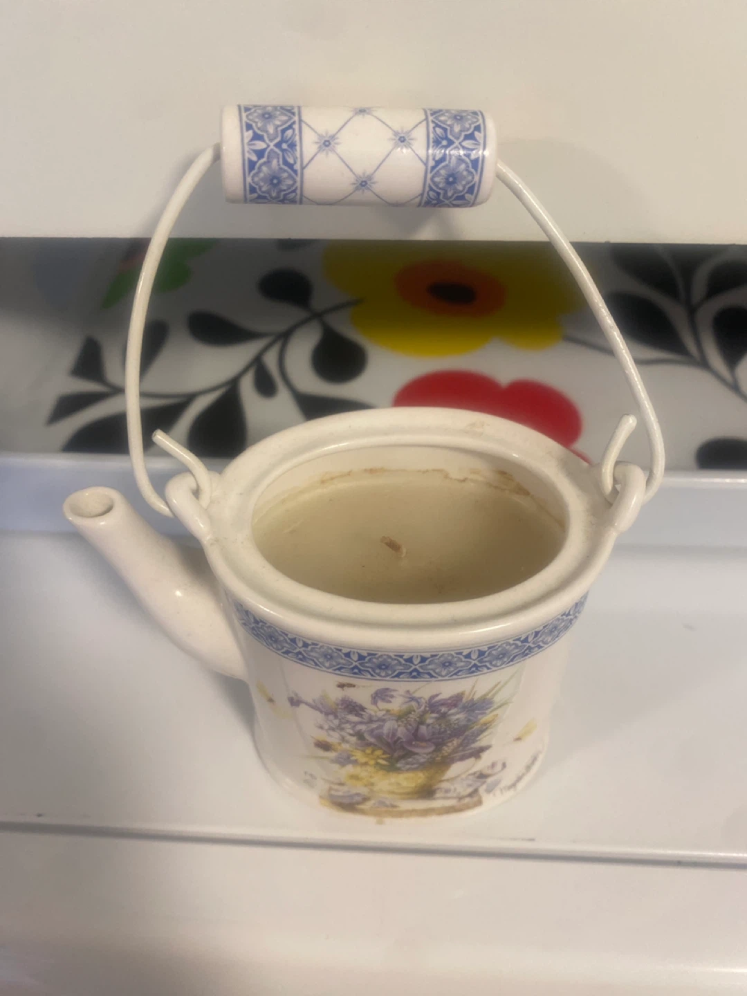 Decorative Ceramic Watering Can with Handle - photo 2