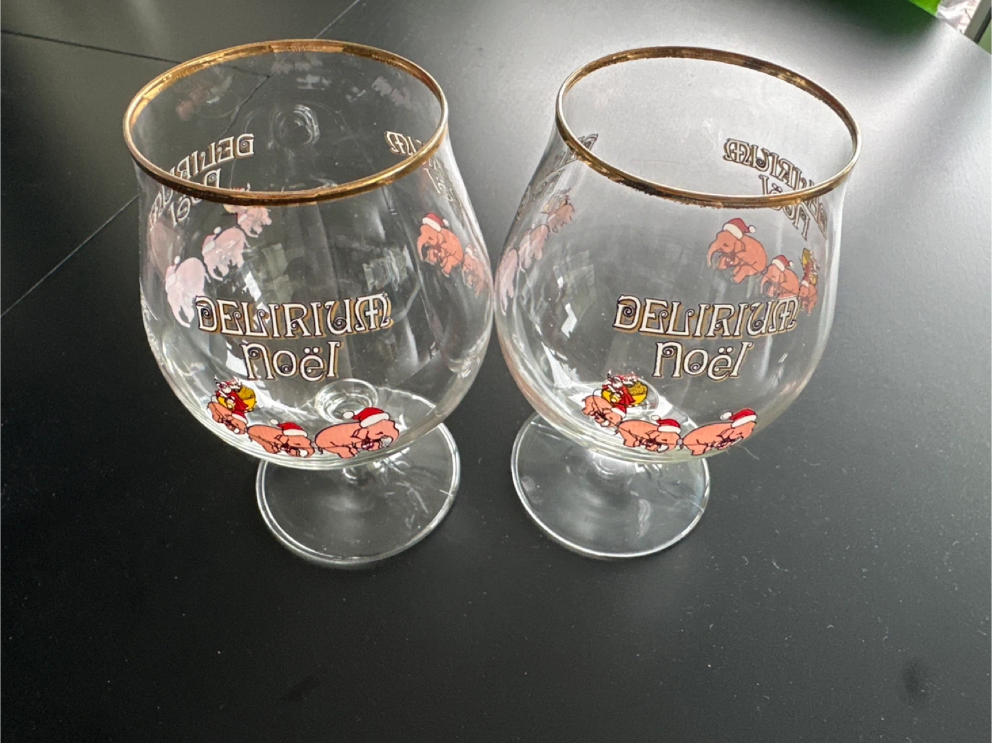 Delirium Noel Beer Glasses (Set of 2)