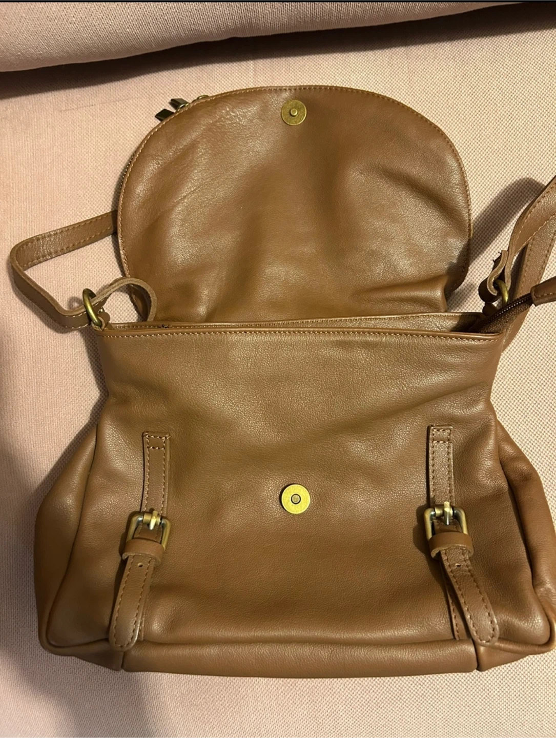 Brown Leather Crossbody Bag - photo 4