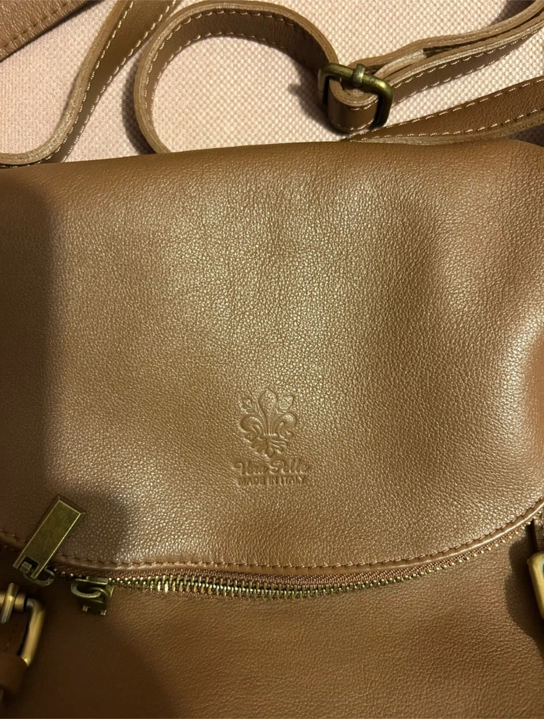 Brown Leather Crossbody Bag - photo 2