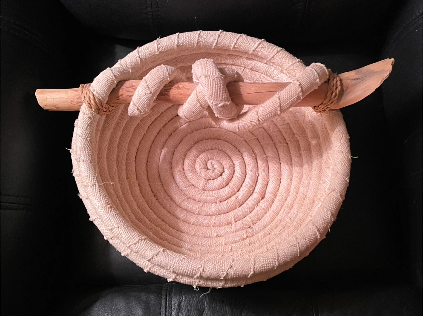 🥕Rope Basket with Wooden Handle - photo 2