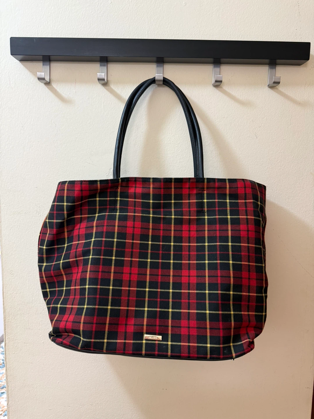 Aldo Bag with Plaid Design