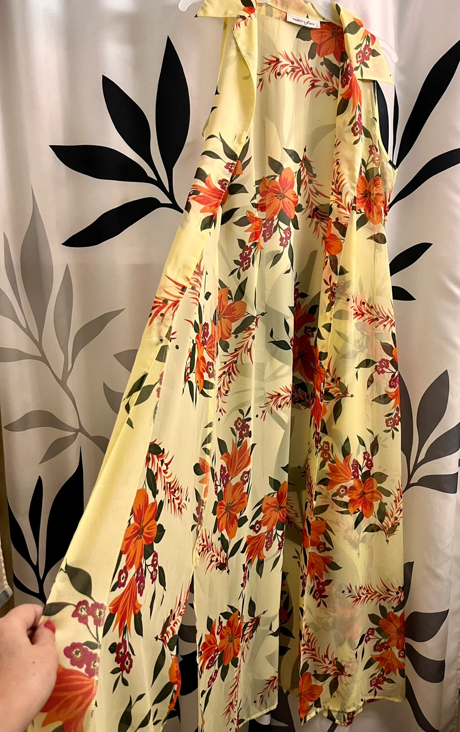 VANITY FAIR floral sheer duster/dress - photo 3