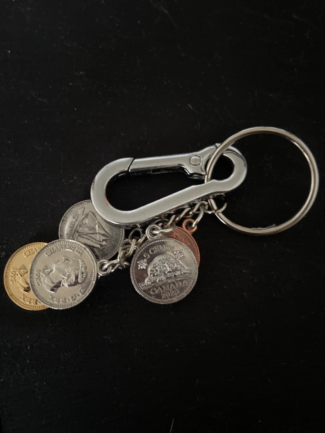 Keychain with Canadian Coins - photo 2