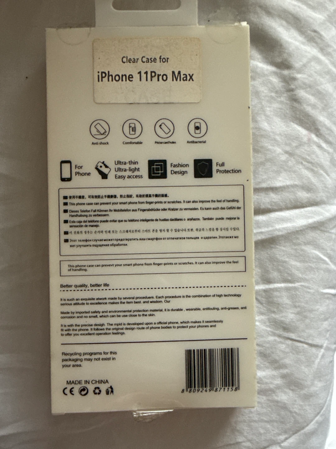 Clear Case for iPhone 11 Pro Max - photo 2