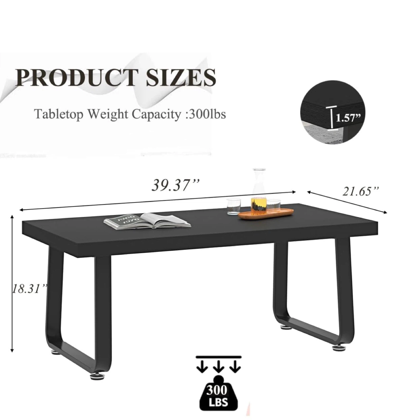 Black Coffee Table - photo 4