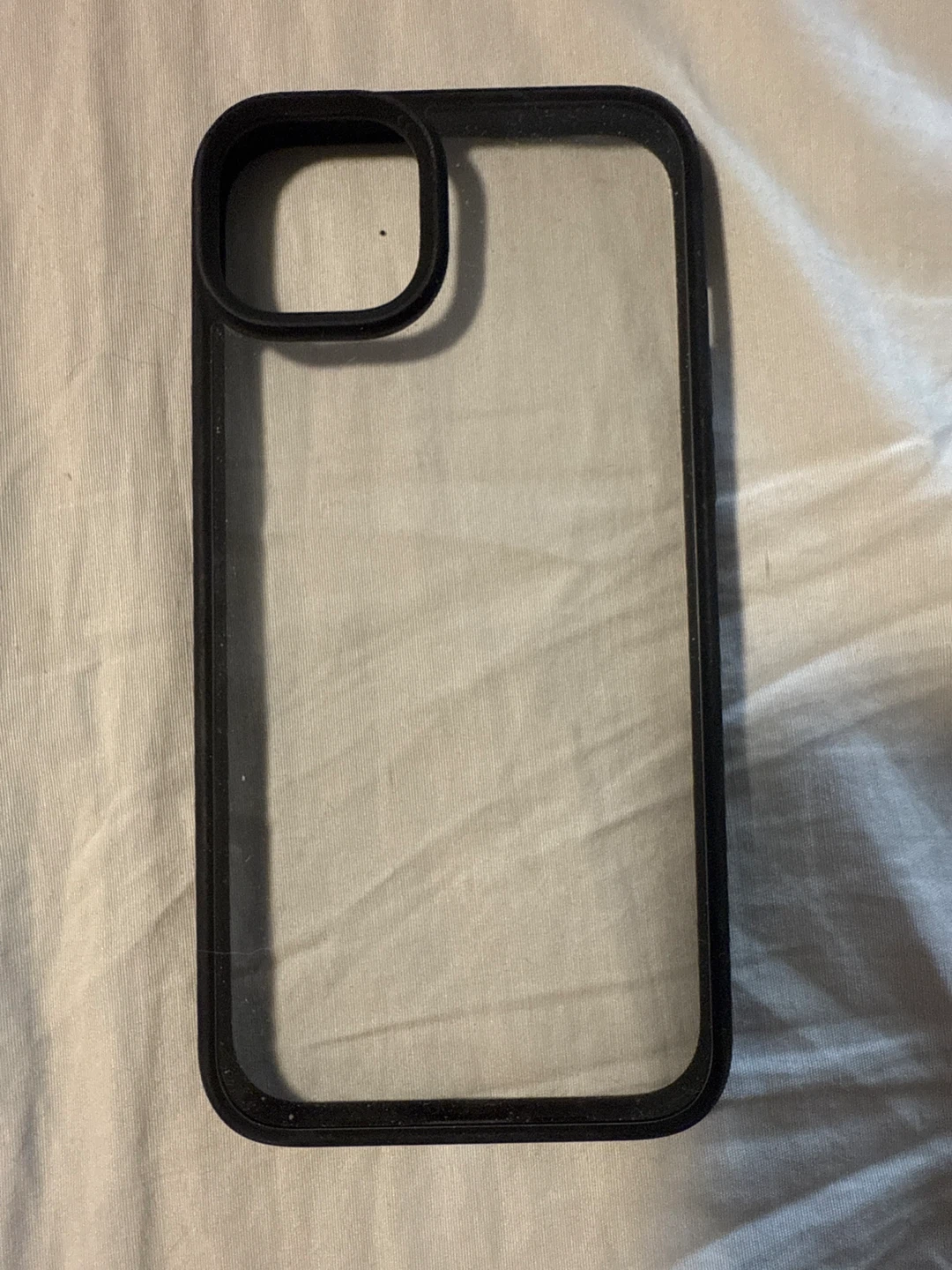 Clear iPhone 13 Pro Case with Black Bumper