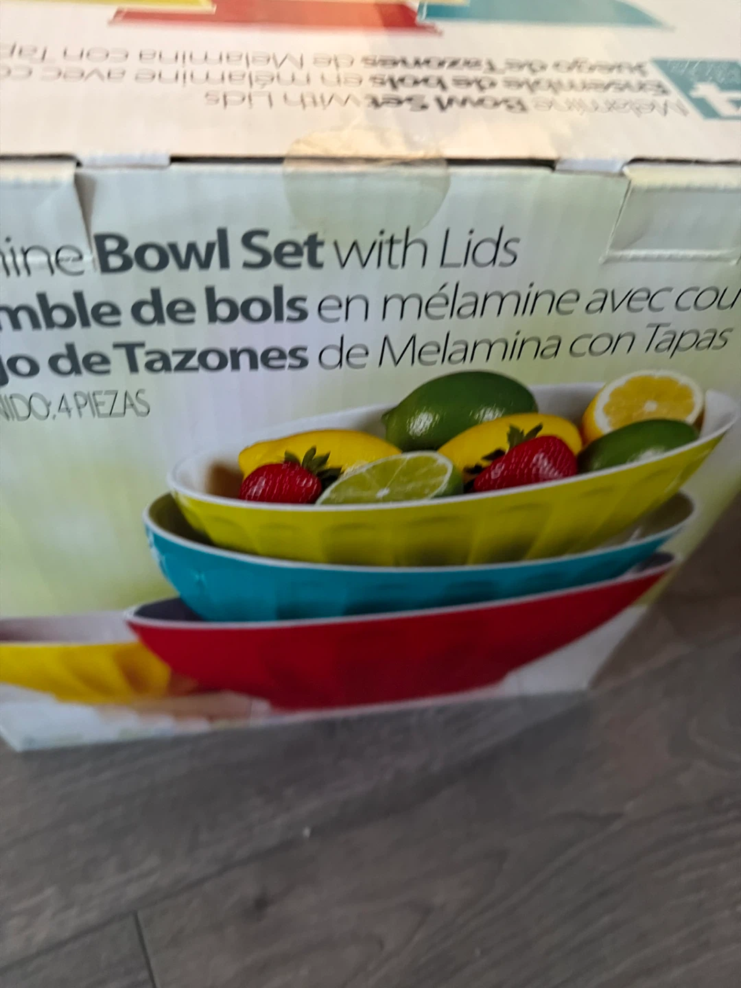 Melamine Bowl Set with Lids - photo 2