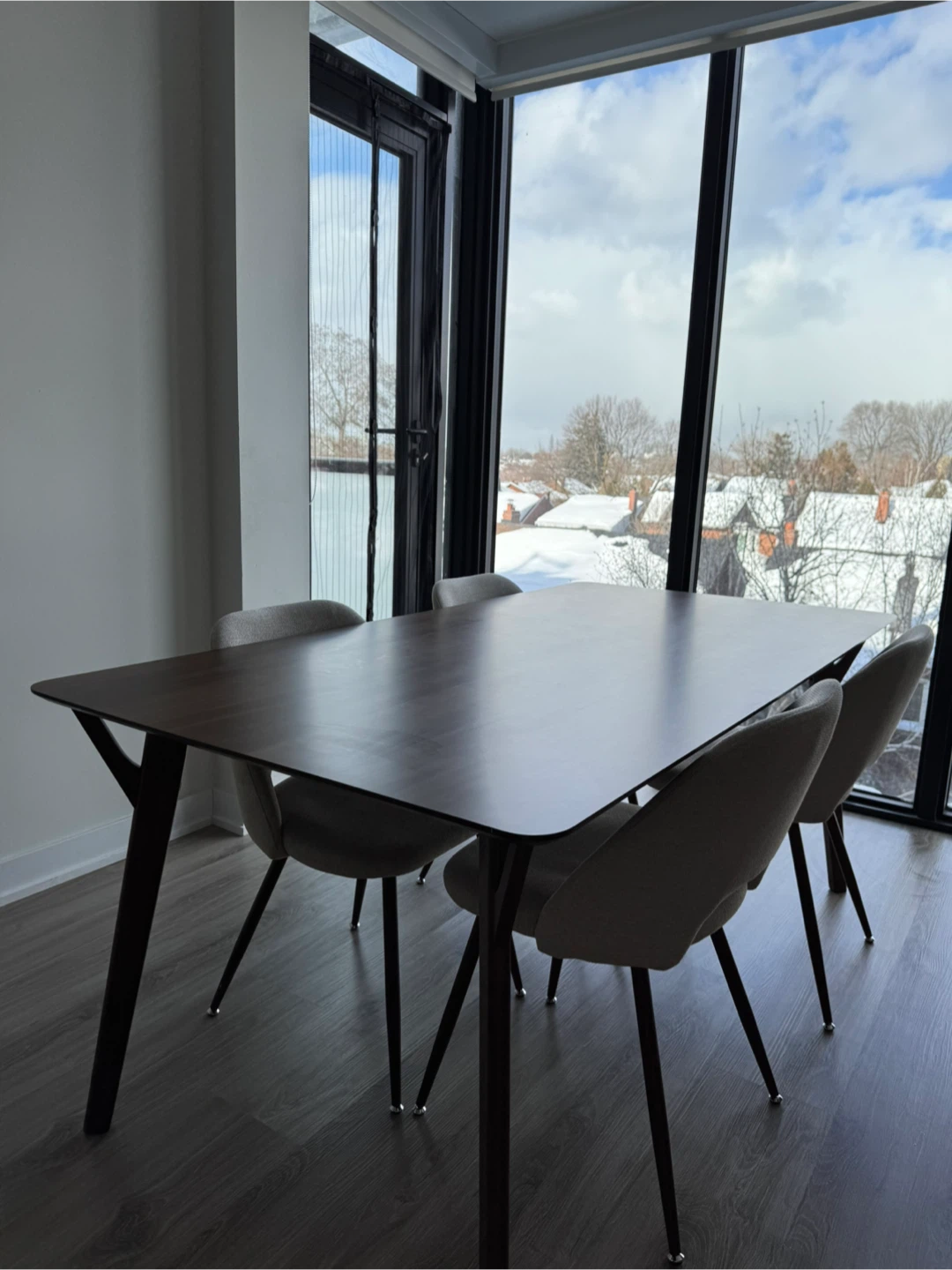 Dark Wood Dining Table - photo 3