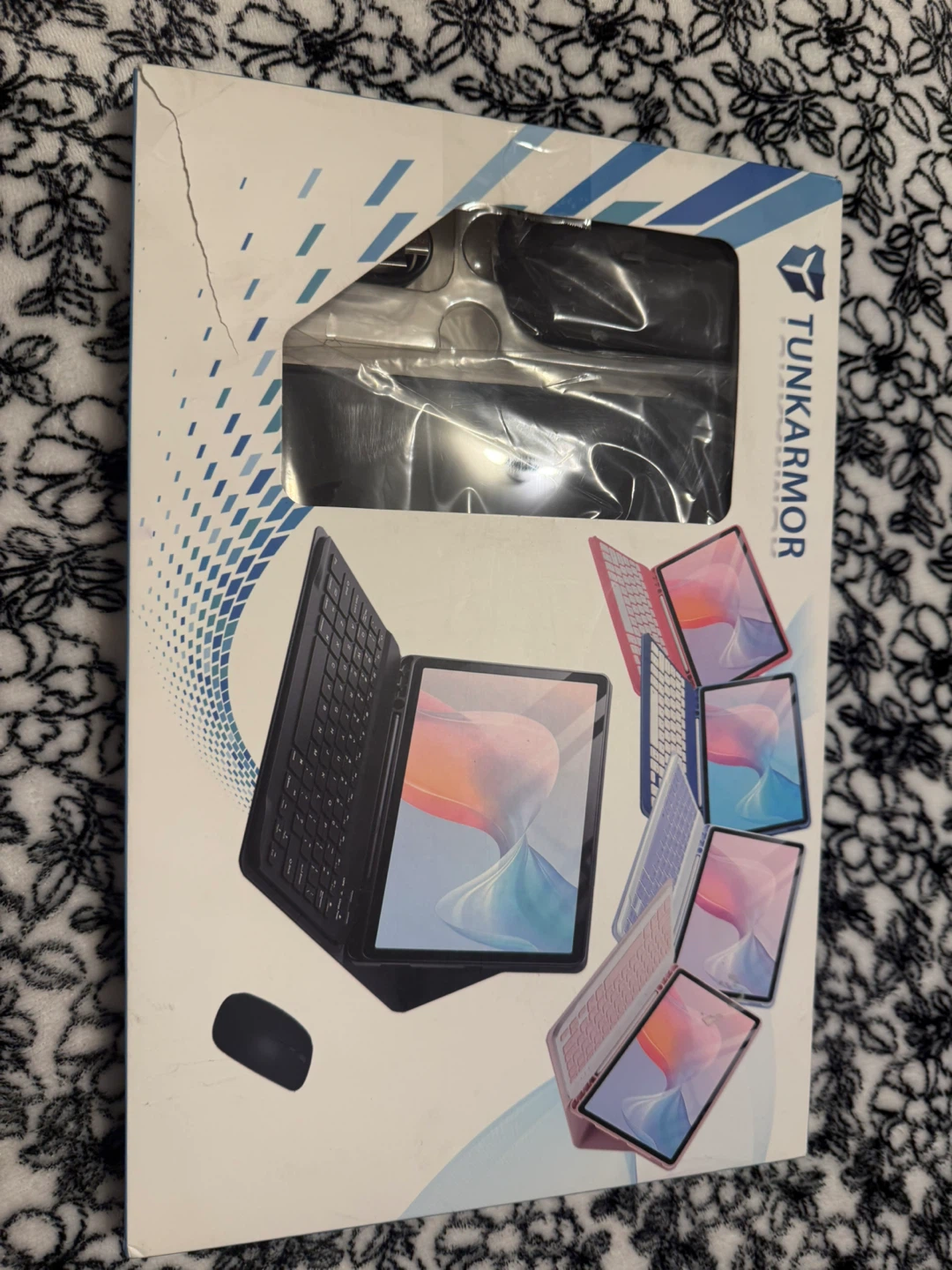 Tunkarmor Wireless Keyboard and Mouse iPad 10.2_Black