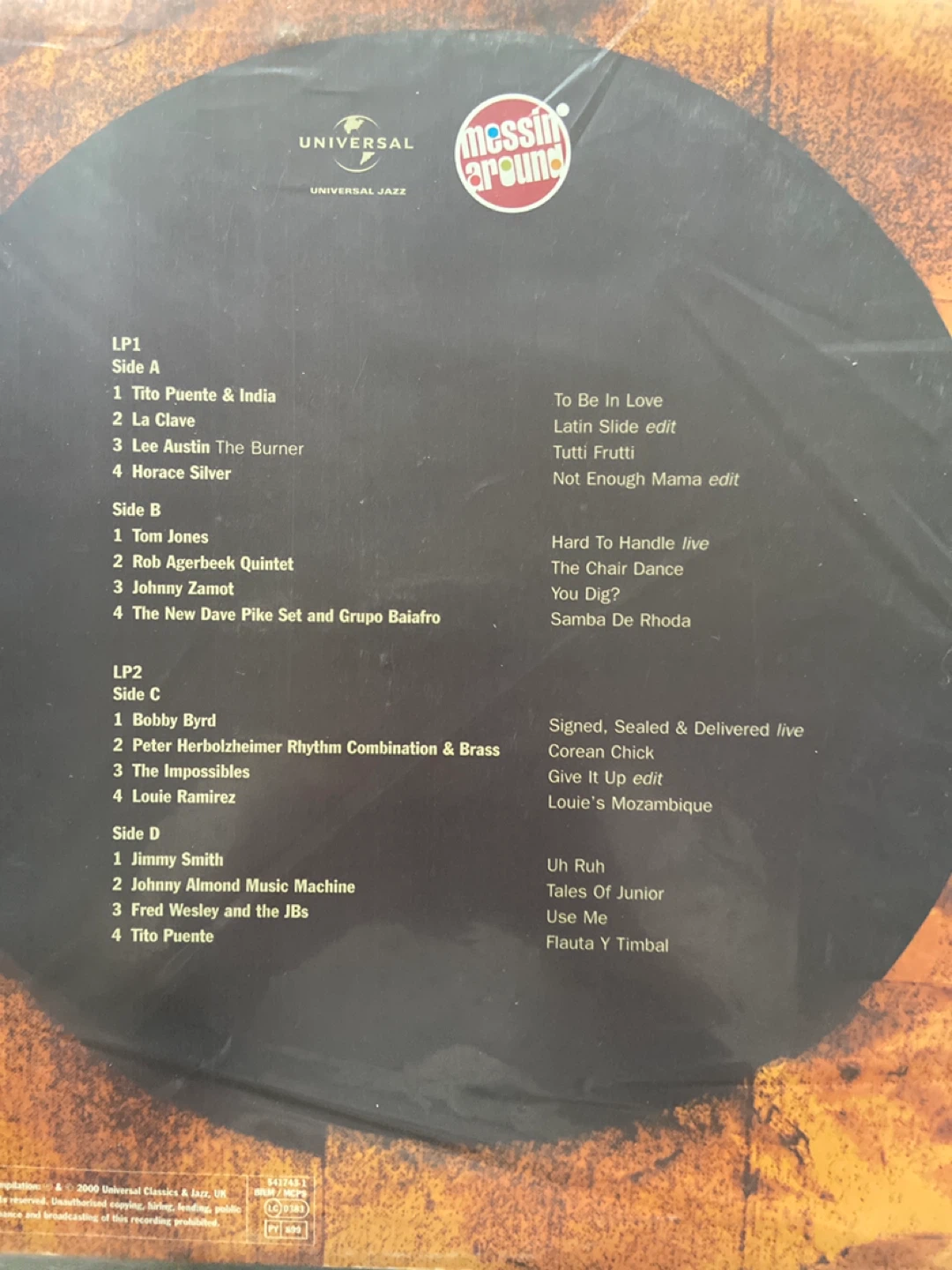 Universal Jazz Messin' Around LP Vinyl Record - photo 2