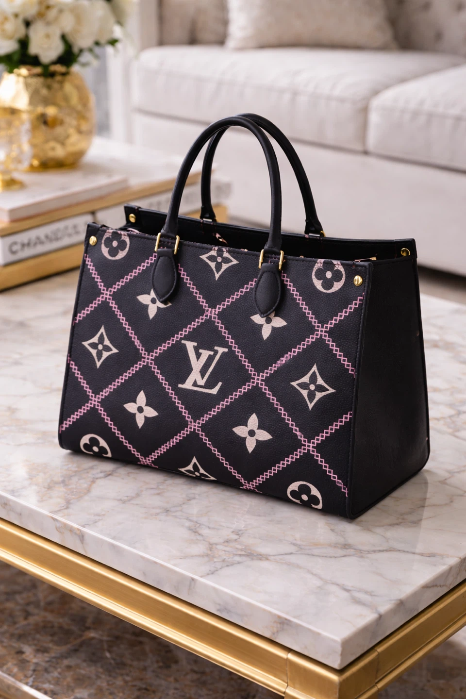 Louis Vuitton Black Monogram Tote Bag - photo 2
