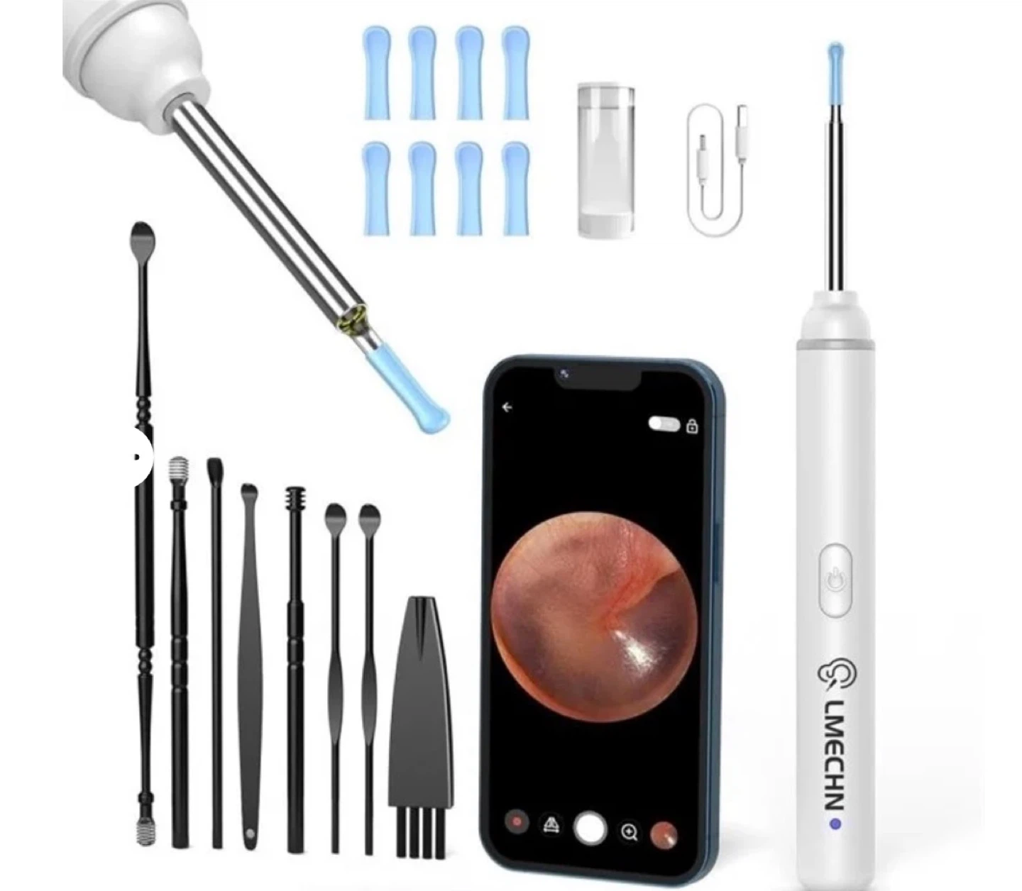1920P HD Wireless Ear Cleaning Camera Otoscope kit