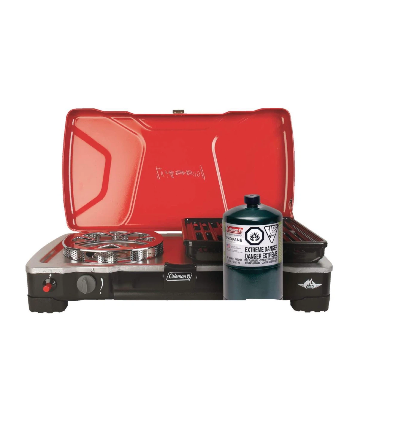 Coleman Fyresergeant Double-Burner Stove with 2-Grill - photo 4