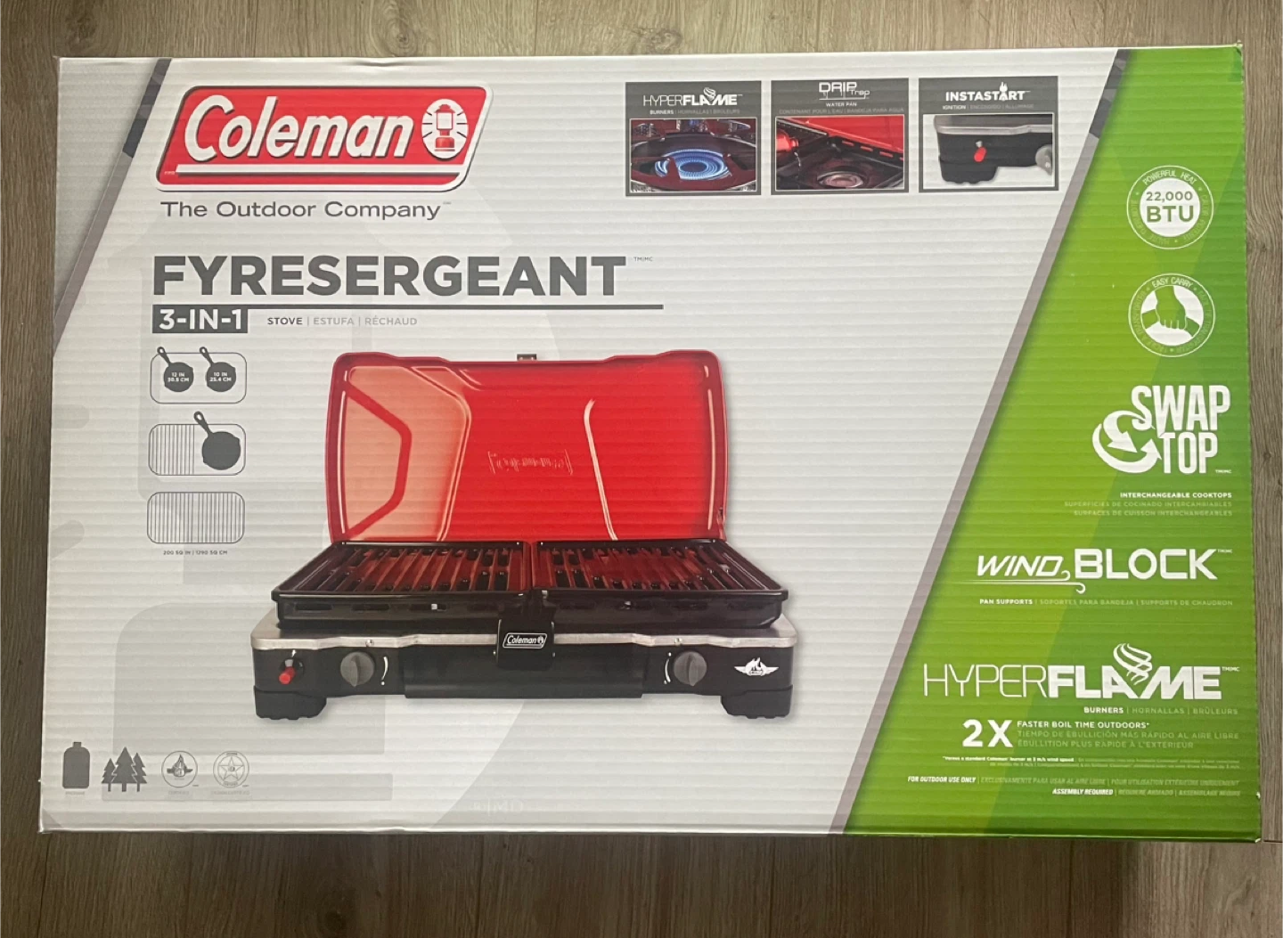Coleman Fyresergeant Double-Burner Stove with 2-Grill - photo 2
