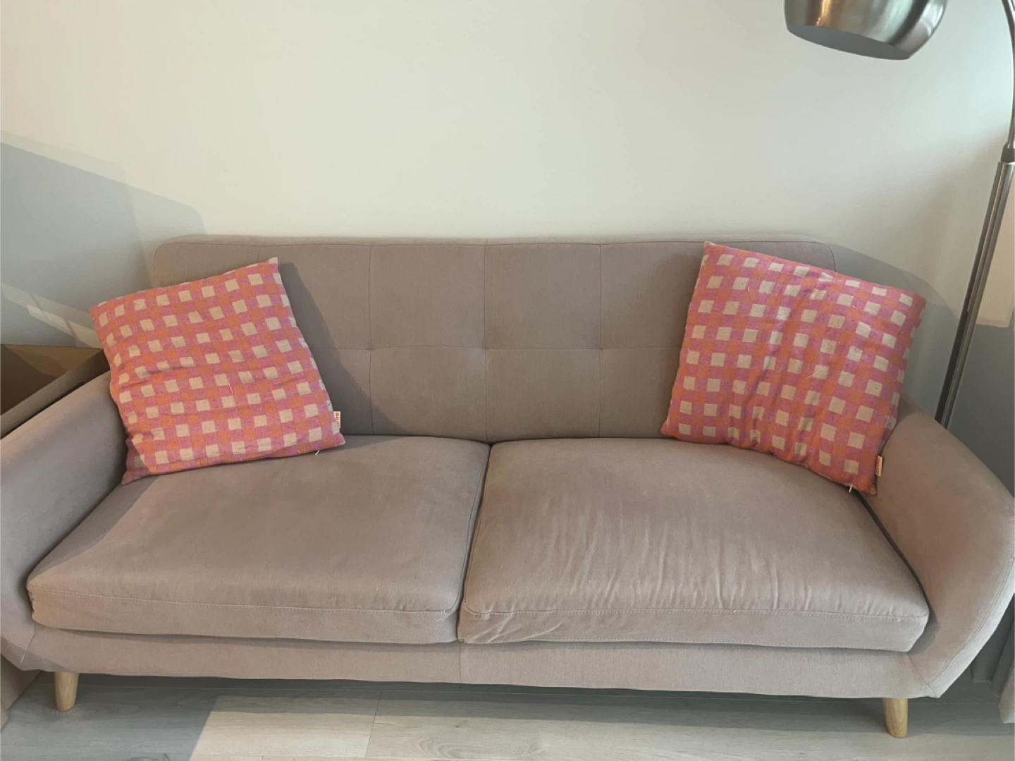Structube Light Pink Fabric Sofa - NEED GONE BY 02/26 - photo 2