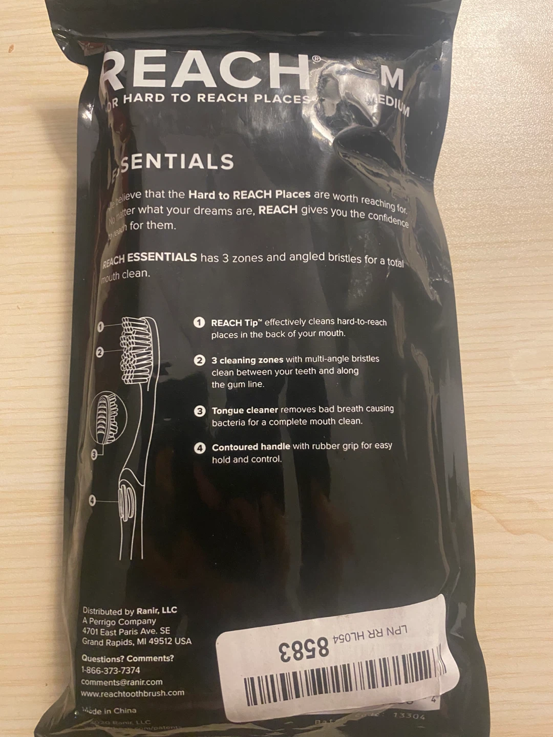 Reach Essentials Toothbrushes - 5 Value Pack (Medium) - photo 2