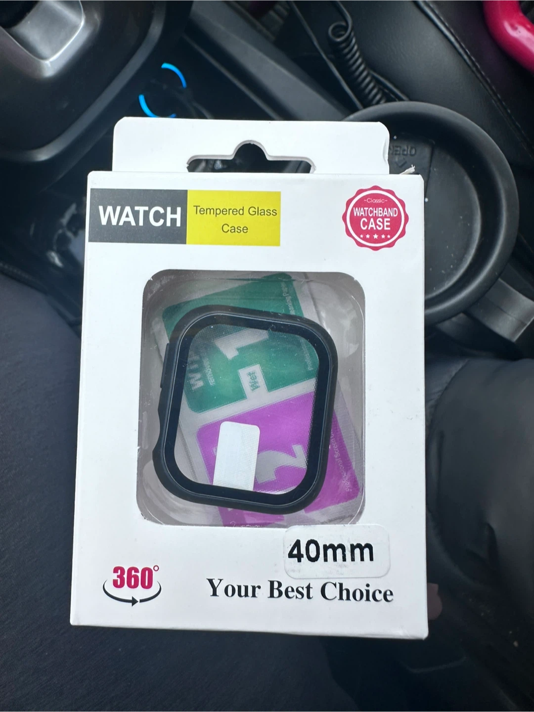 40mm Tempered Glass Watch Case
