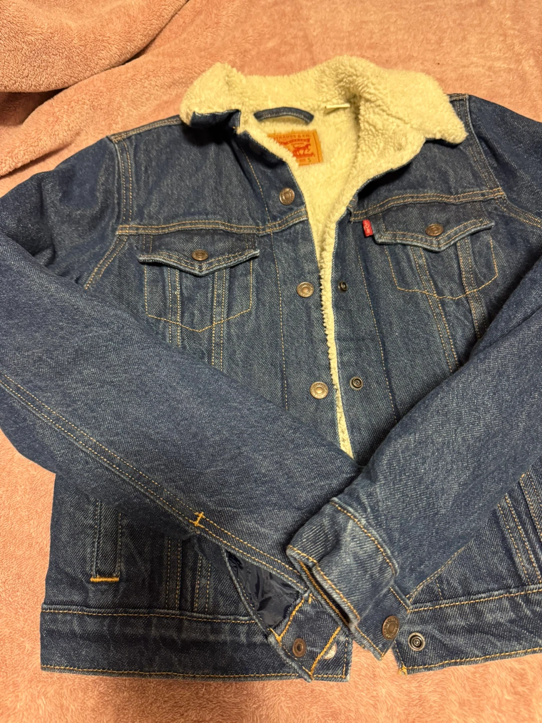 Levi's Sherpa Lined Denim Trucker Jacket
