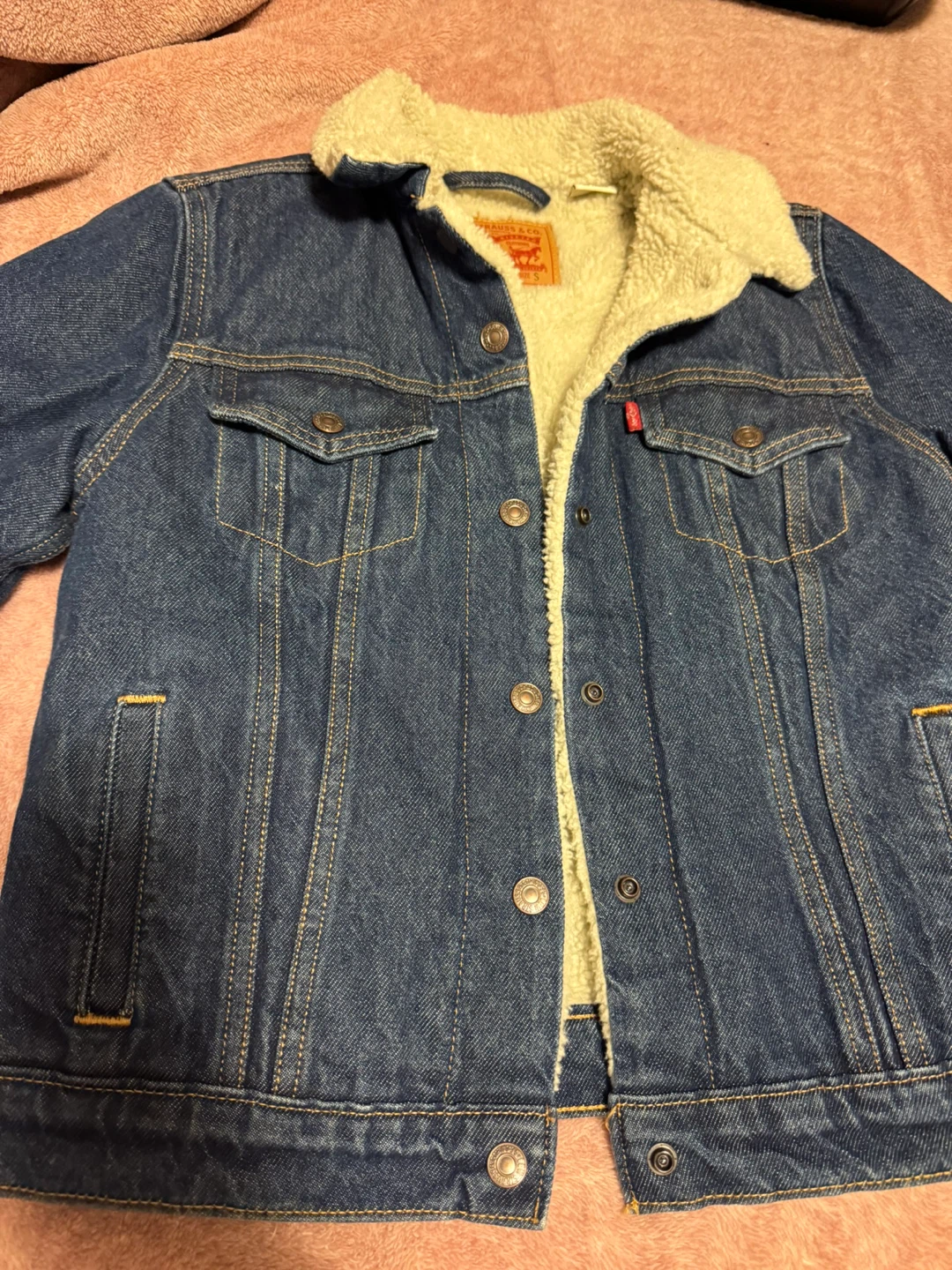 Levi's Sherpa Lined Denim Trucker Jacket - photo 3