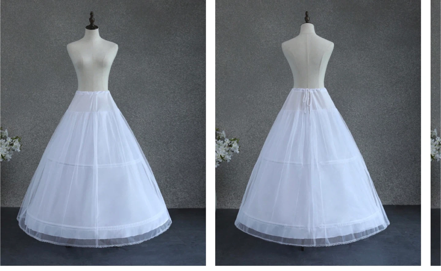 White Bridal Wedding Petticoat Crinoline