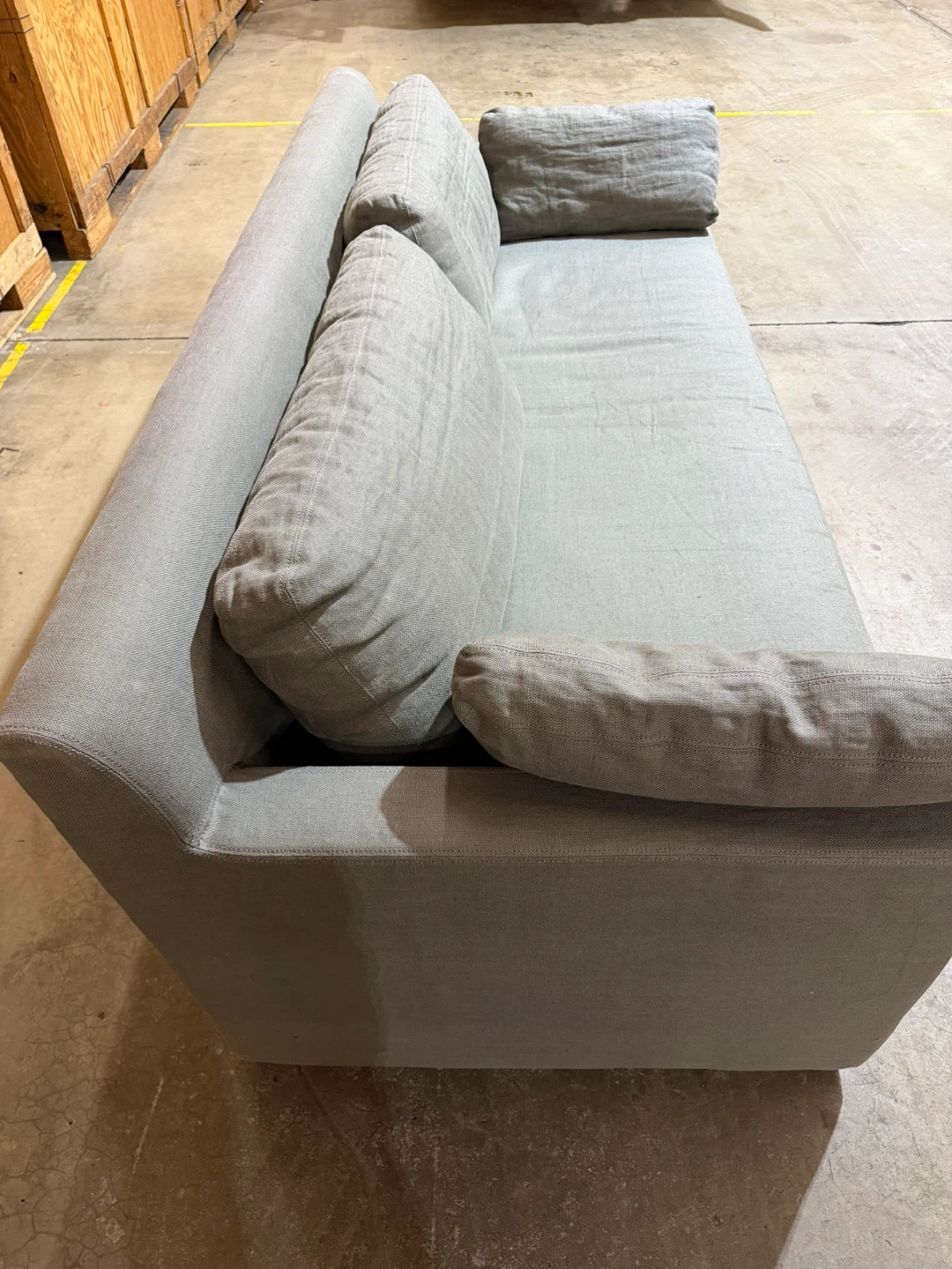 Grey Sofa - 6'10" Long - photo 5