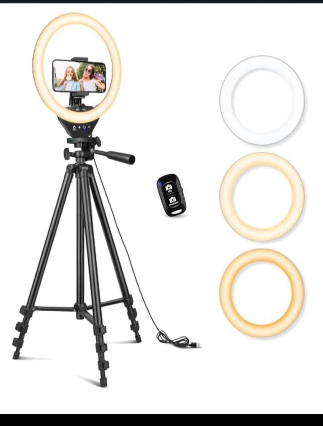 BRAND NEW 10" Ring Light with Tripod TR50 - photo 4