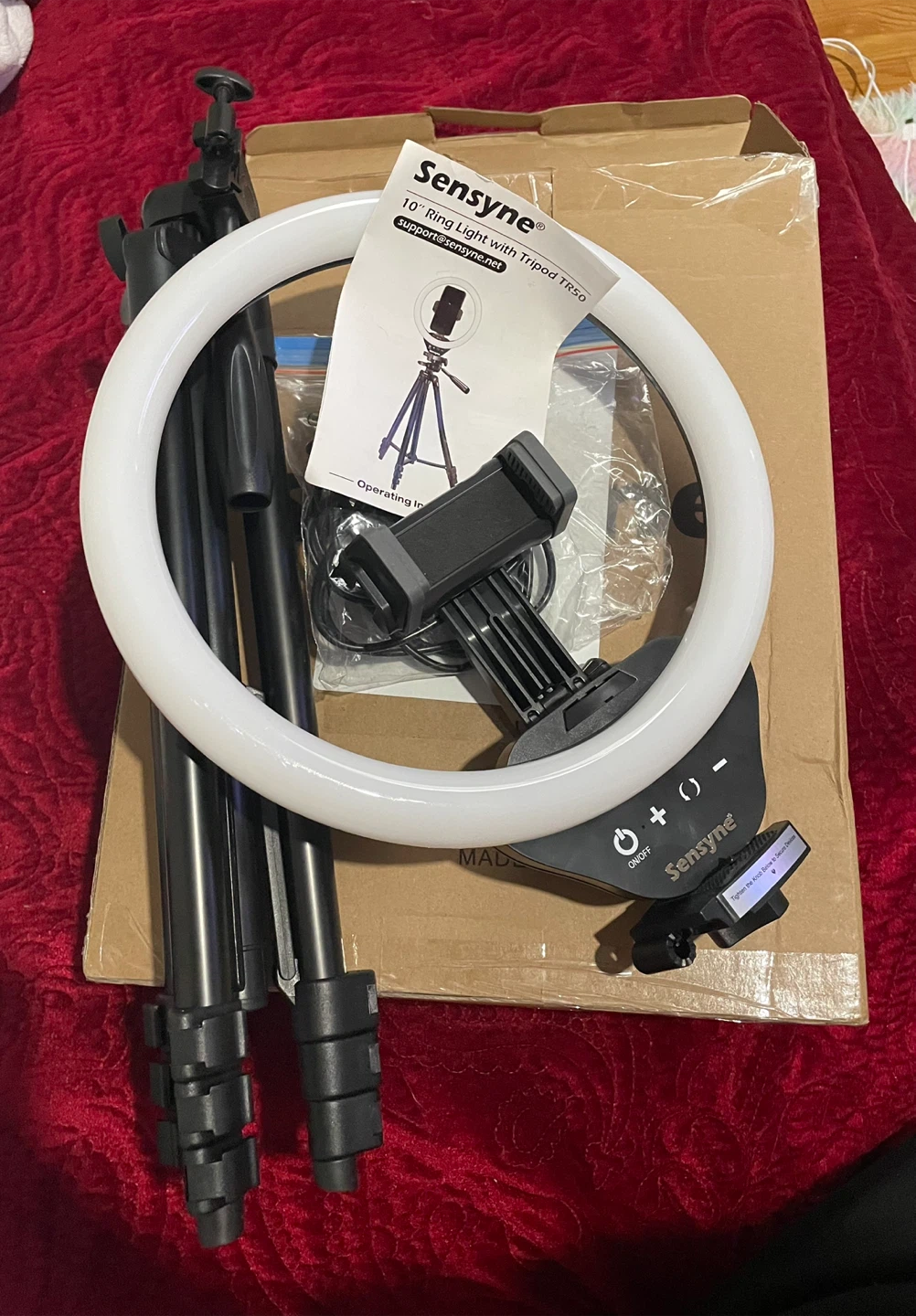 BRAND NEW 10" Ring Light with Tripod TR50 - photo 2