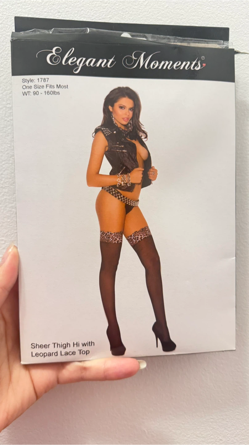Elegant Moments Sheer Thigh High Stockings