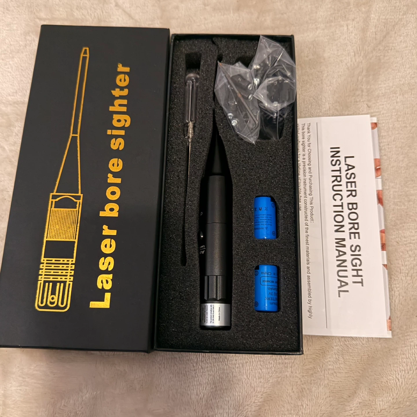 Laser Bore Sighter Kit 12 Adapters - photo 4