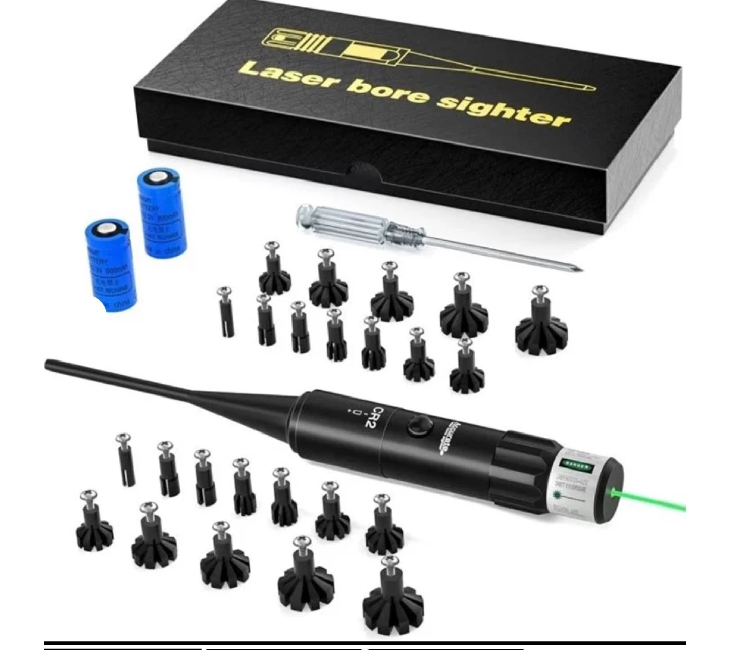 Laser Bore Sighter Kit 12 Adapters