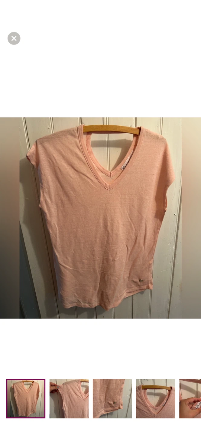 Point Zero Pink V-Neck T-Shirt