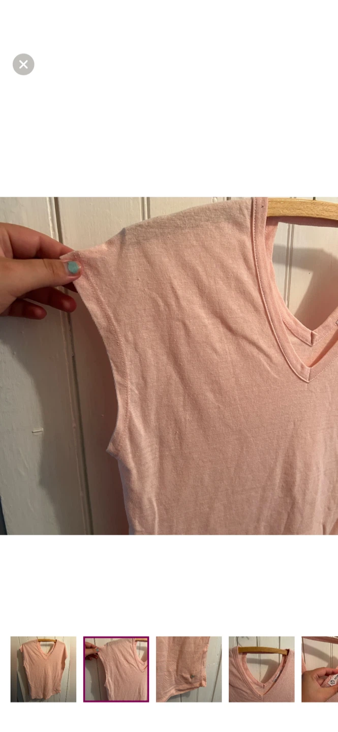 Point Zero Pink V-Neck T-Shirt - photo 2