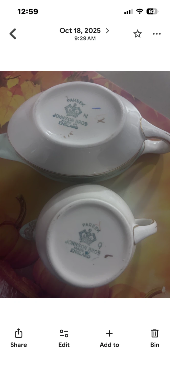 Johnson Bros England dishes - photo 3