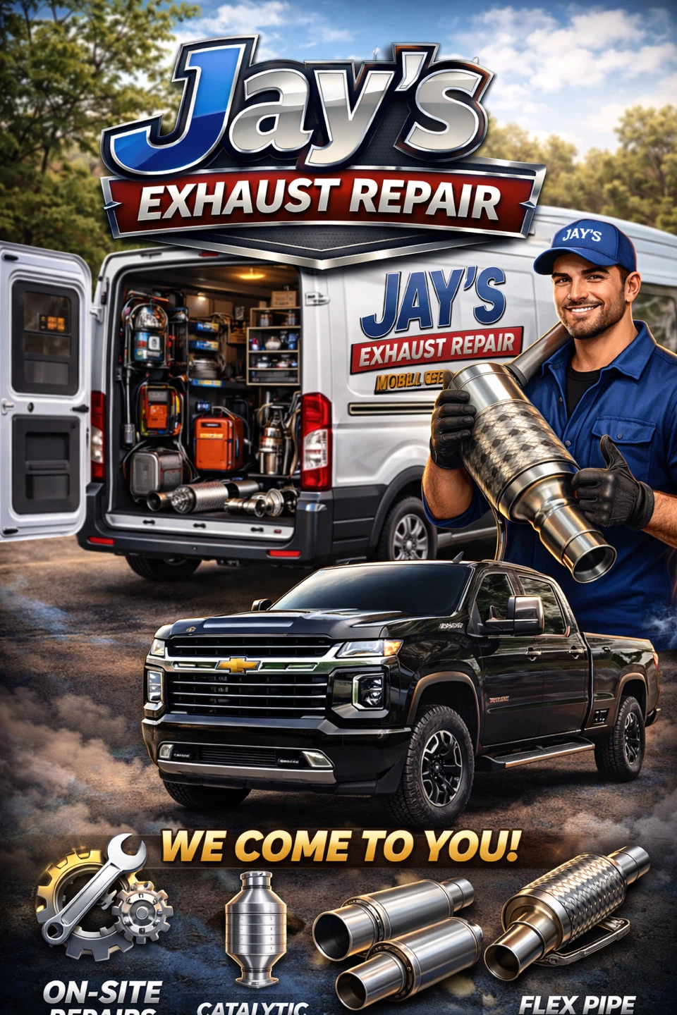 Exhaust Components and Resonator Kit