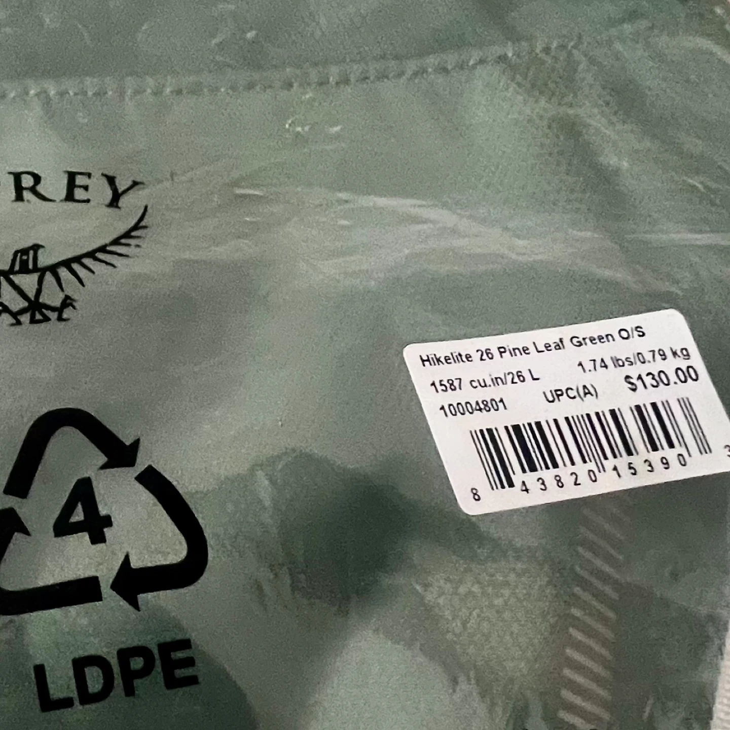 Osprey Hikelite 26 backpack, brand new with tags - photo 2