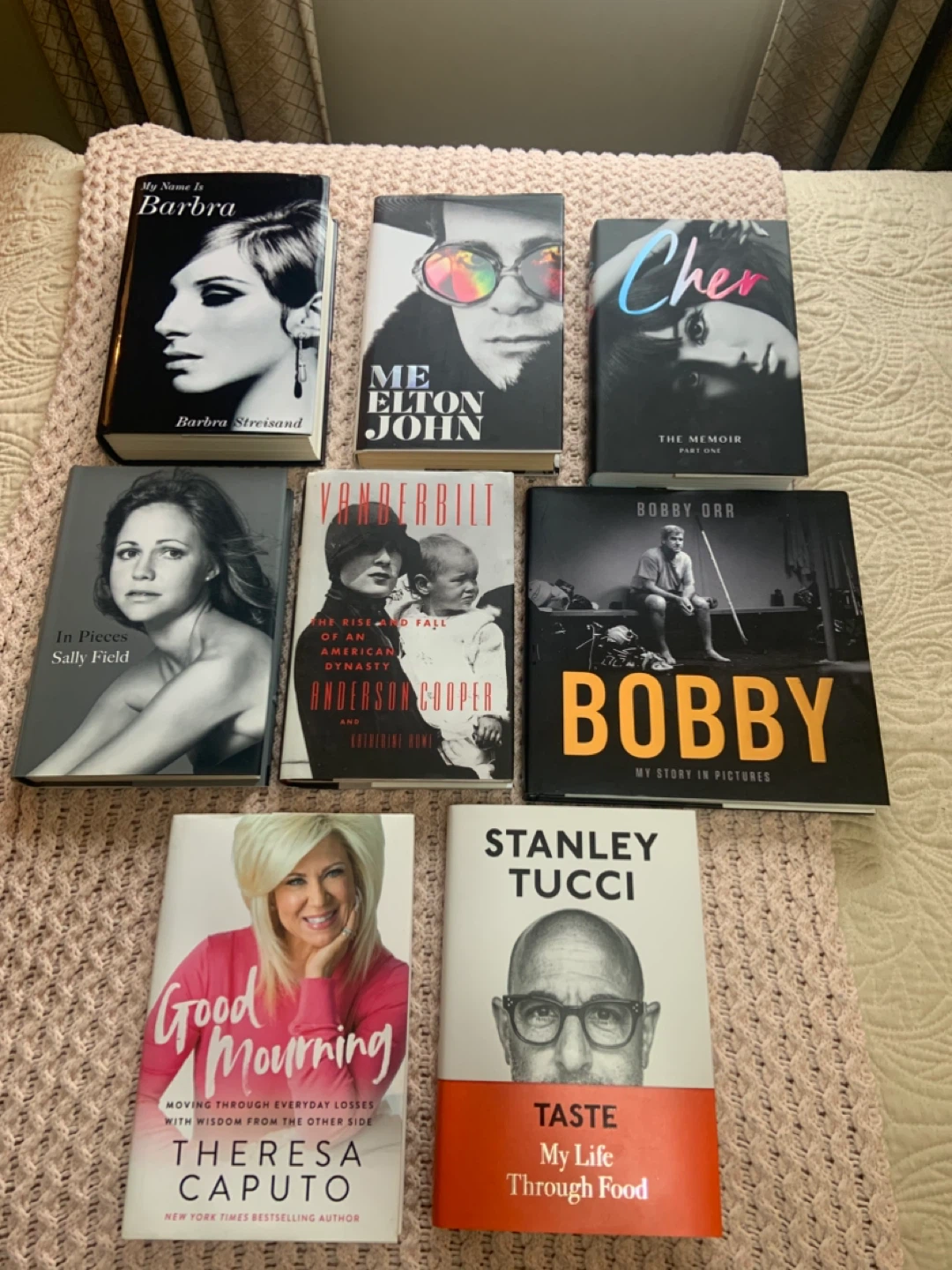 Collection of 7 Celebrity Memoirs and Biographies