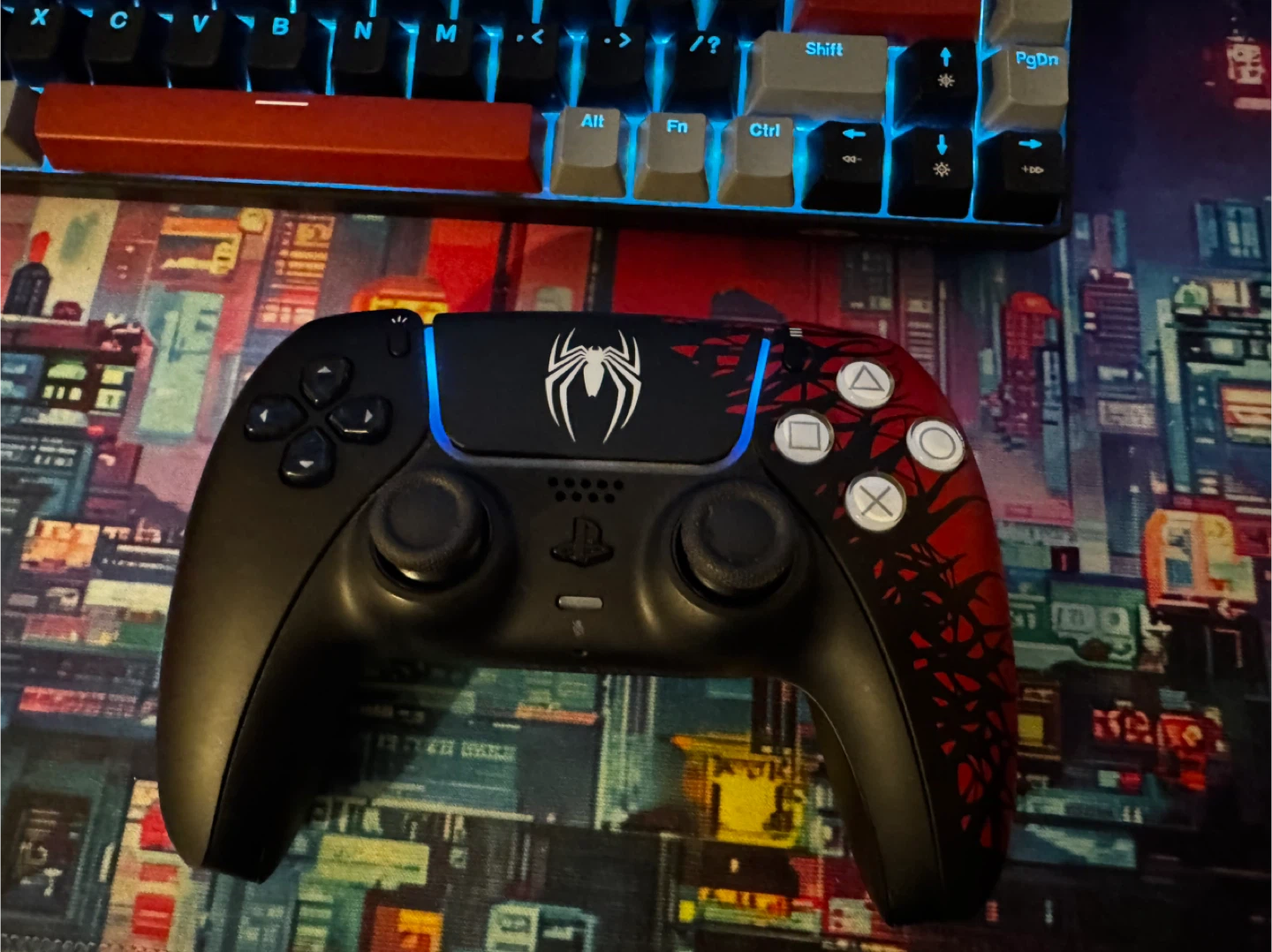 PS5 Spider-Man Edition controller