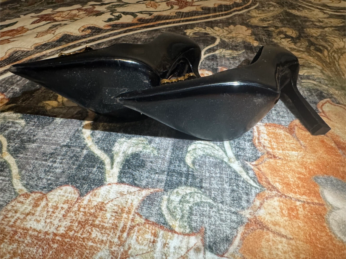 Versace Black Patent Medusa Pumps - photo 5