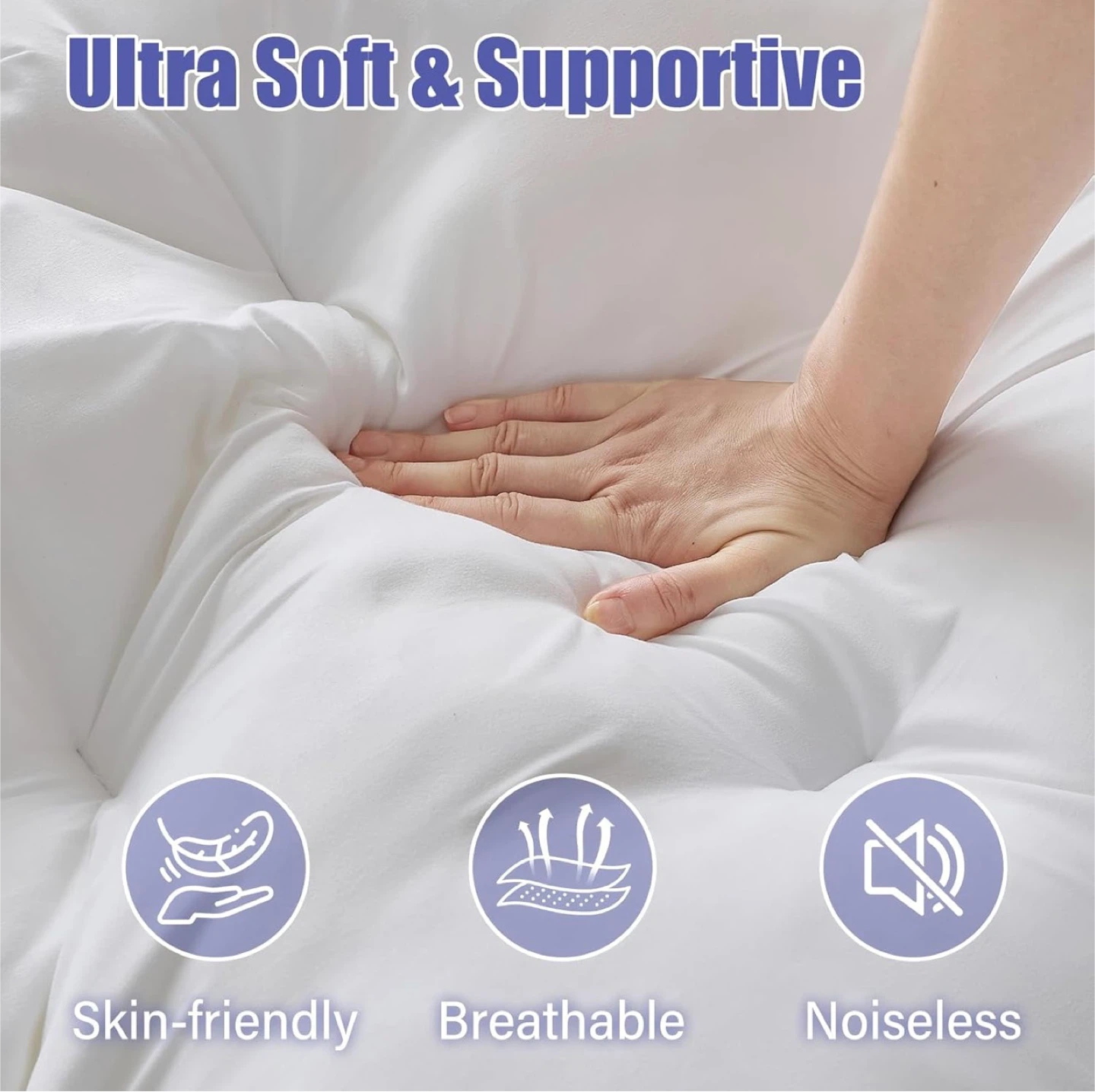 WhatsBedding Memory Foam Mattress Topper - photo 2