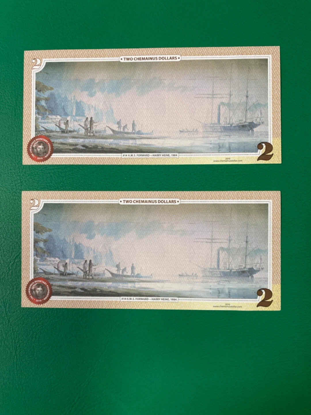 Chemainus Two Dollar Bills (2) - photo 2