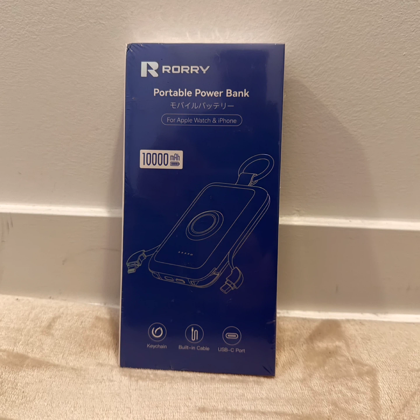 RORRY Portable Power Bank 10000mAh with Built-in Cable - photo 3